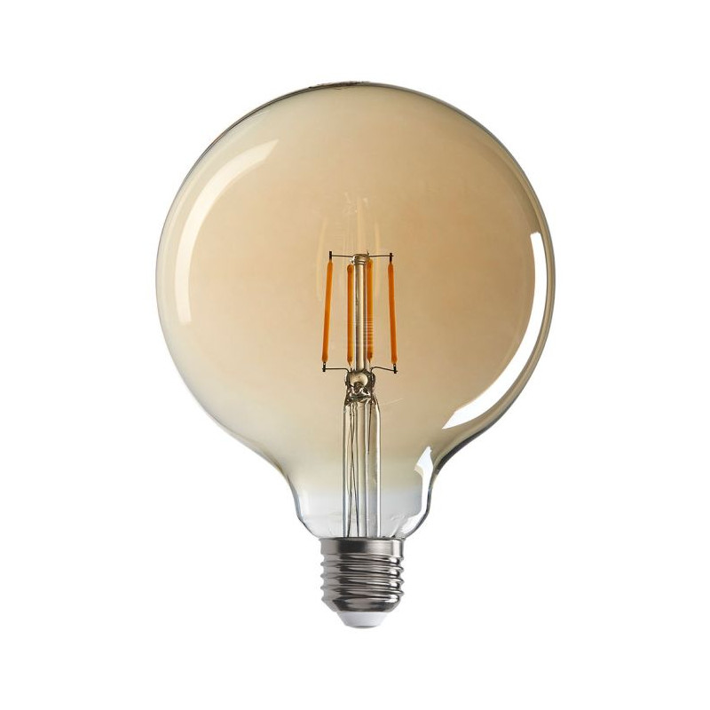 AMPOULE LED AMBRE D12XH16.5CM
