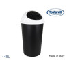 Poubelle Big Hoop Tontarelli 50L avec couvercle Poubelle Big Hoop Tontarelli 50L avec couvercle