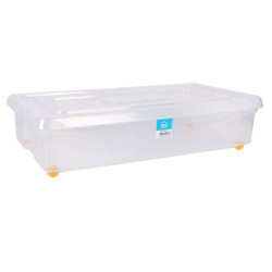 DESSOUS LIT 60L TRANSPARENT 79X39XH18CM