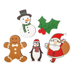 Embellissements Noël "Personnages" 2 à 3