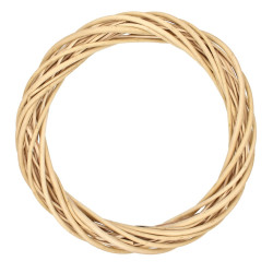 Couronne osier naturel 30x4,5cm