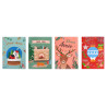 Cartes X4 Diamond Painting Bonne Année 1