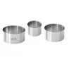 Set de 3 emportes pièces ronds en inox