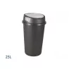 BINGO 25L grafit/vit behållare med trycklock