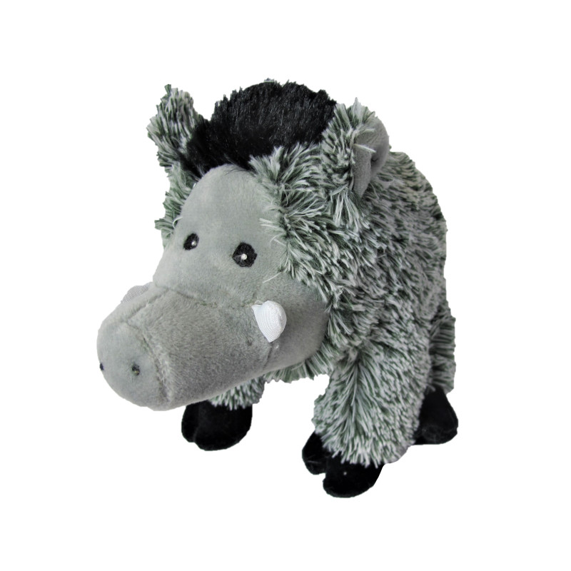 Jouet pour animaux peluche sanglier 16x14x17cm Jouet pour animaux peluche sanglier 16x14x17cm