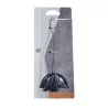 Magnetic Tulip PM black resin tieback