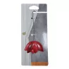 Magnetische hars tieback tulp rood zwart PM