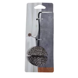 Magnetic resin art deco tieback PM graphite
