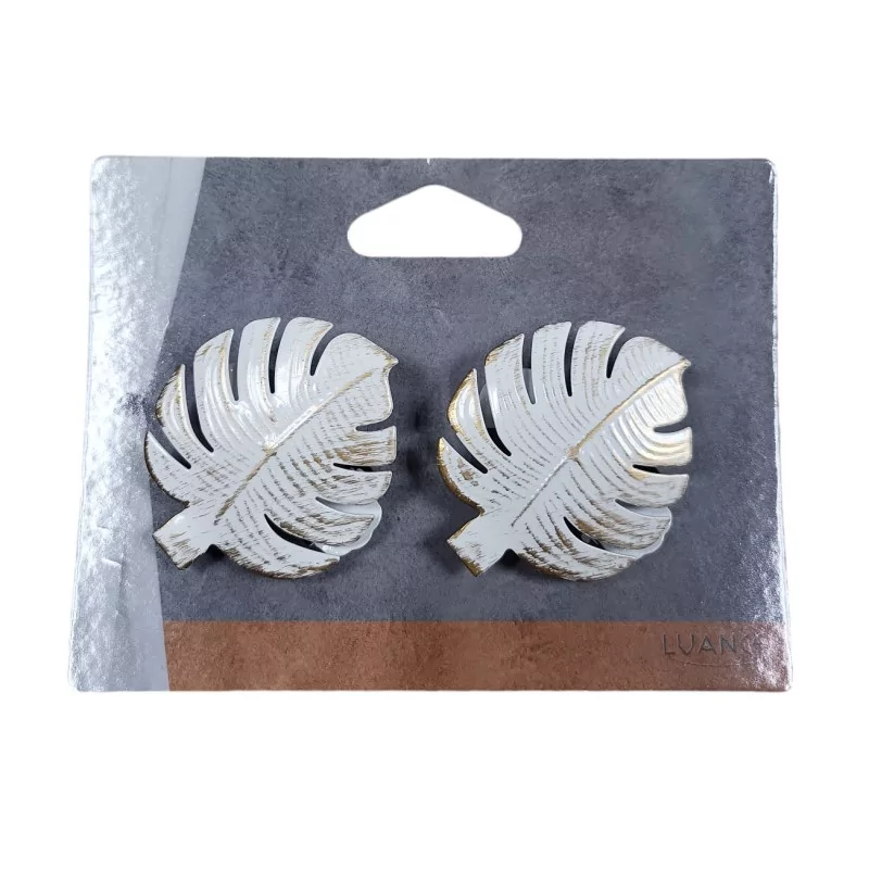PM Acapulco metalen clips x2 witgoud
