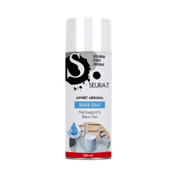 BOMBE APPRET BLANC MAT A BASE D'EAU MULT