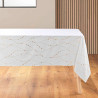 NAPPE FIRMAMENT BLANC/OR 140x240CM