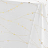 NAPPE FIRMAMENT BLANC/OR 140x240CM