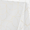 NAPPE LOUXOR BLANC/OR 140x240CM NAPPE LOUXOR BLANC/OR 140x240CM