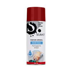 BOMBE DE PEINTURE ROUGE A BASE D'EAU MUL