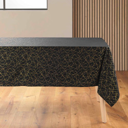 NAPPE MIKADO NOIR/OR 140x240CM