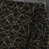 NAPPE MIKADO NOIR/OR 140x240CM