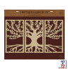 Triptyque Arbre de vie bois 70x40cm