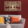 ARBRE DE VIE TRIPTYQUE DECOBOIS 70X40CM