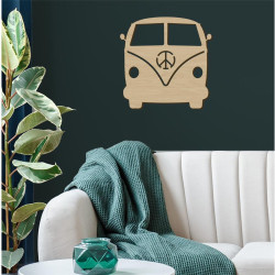 VAN HIPPIE DECO BOIS 40X40CM 36x0,4x38