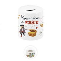 TIRELIRE "TRESOR DE PIRATES" CERAMIQUE E