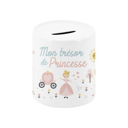 TIRELIRE "TRESOR DE PRINCESSE" CERAMIQUE