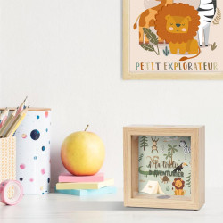 TIRELIRE ENFANT "AVENTURIER" 16x5x16 CAR