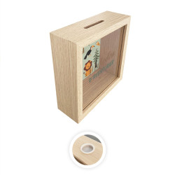 TIRELIRE ENFANT "AVENTURIER" 16x5x16 CAR