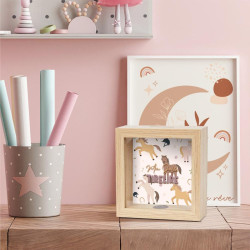 TIRELIRE ENFANT "CHEVAL" 16x5x16 CARRE