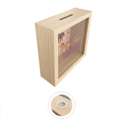 TIRELIRE ENFANT "CHEVAL" 16x5x16 CARRE
