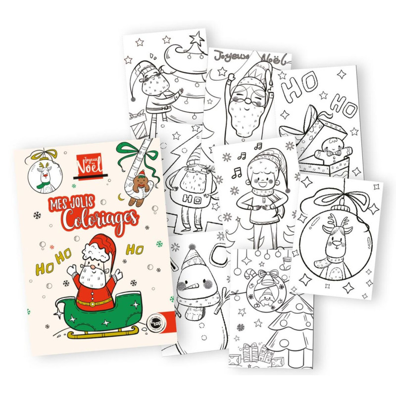 Carnet de coloriages Noël 24 pages