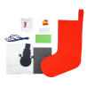 Kit chaussette de Noël rouge feutrine à