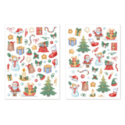 Gommettes Noël classique, 0,9 à 5,7x93 p