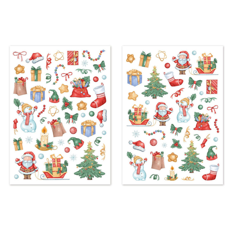 Gommettes Noël classique, 0,9 à 5,7x93 p
