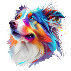 Kit diamond painting CHIEN 30X30cm