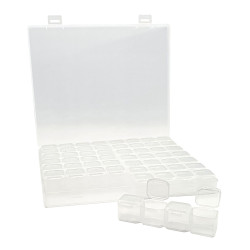 Boîte rangement diamond painting 56 case
