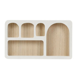 ETAGERE TULUM BLANC 60X35CM