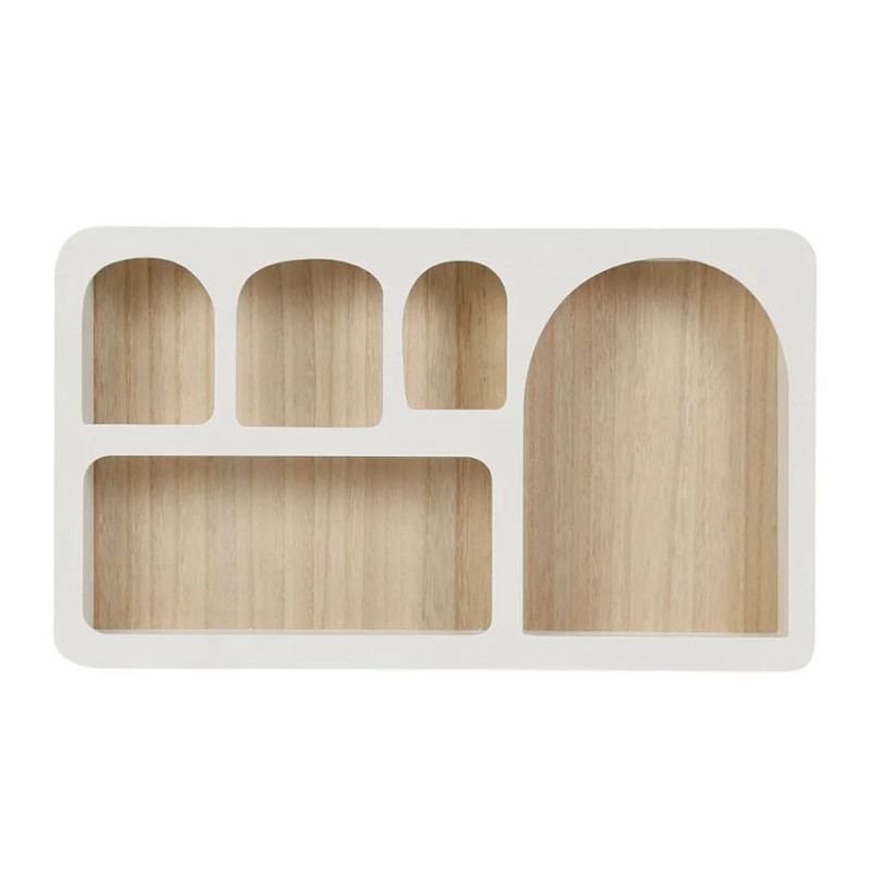 ETAGERE TULUM BLANC 60X35CM