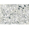 PAILLETTES éTOILES ARGENT SACHET 50 GRS