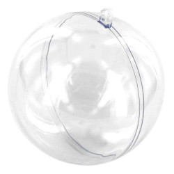 Boule plastique diam. 12 cm