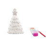 Kit Sapin 3D en plâtre, 7,3x9,4cm