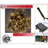 Guirlande 96LED Blanc chaud a piles - 8