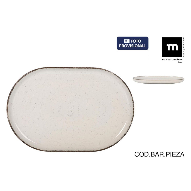 PLAT OVAL 30x20x2.5cm ANLLO