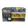 96 LED flerfärgad ljusslinga - inomhus/utomhus - LR06 batterier