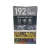 192 LED warm white outdoor light string with 8 functions and timer, 14m