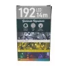 192 LED Multi-Color Outdoor String Lights 8 Modes Timer 14m
