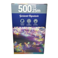 500 LED Multi-Color String Lights 8 Modes 25m Indoor/Outdoor