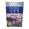 Guirlande lumineuse 500 LED multicolore 8 modes 25m Intérieur/Extérieur Guirlande lumineuse 500 LED multicolore 8 modes 25m Intérieur/Extérieur