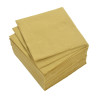 SERVIETTES x40 OR EN PAPIER 2 PLIS 38*38