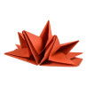 SERVIETTES x12 PRE PLIEES TERRACOTTA EN
