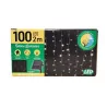 100 LED CIEPŁA BIAŁA KURTYNA ŚWIETLNA SOLARNA 2m